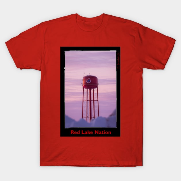 Red Lake Nation Polaroid T-Shirt by ejourdainjr